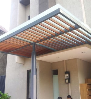 Model Kanopi Datar Memanjang 