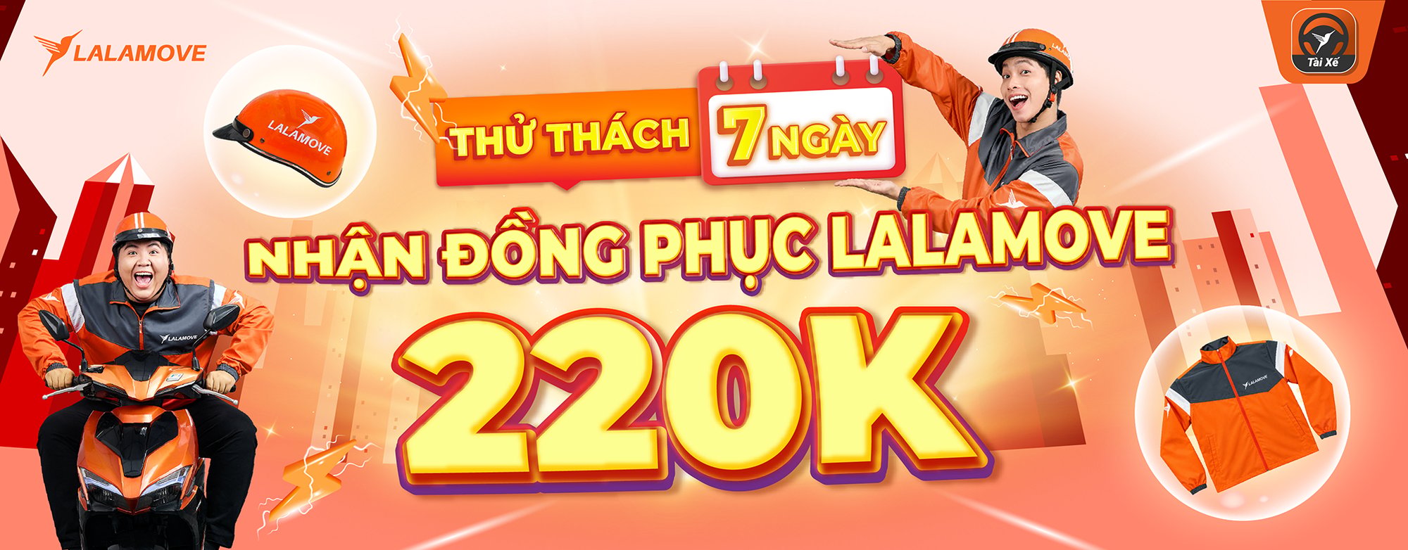 [Design] Chương trình tặng đồng phục Lalamove_landing page