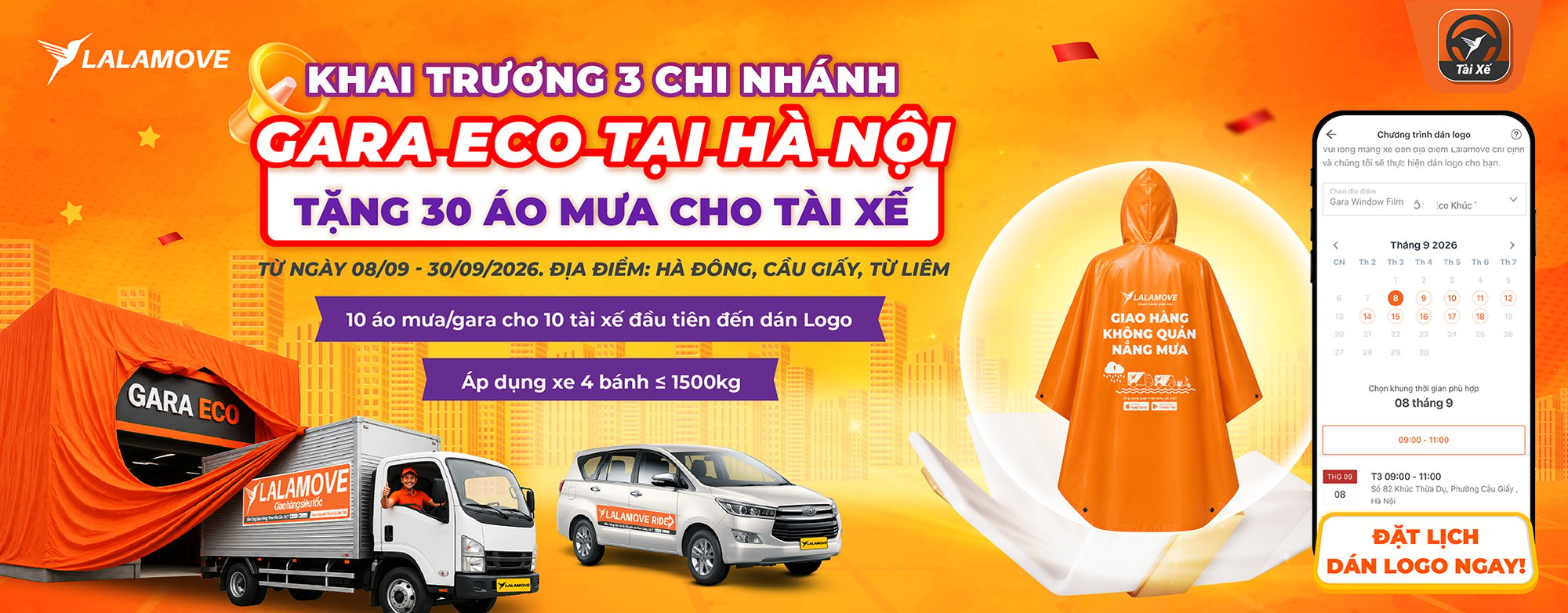 [Design] Khai trương 3 gara HN_landing page