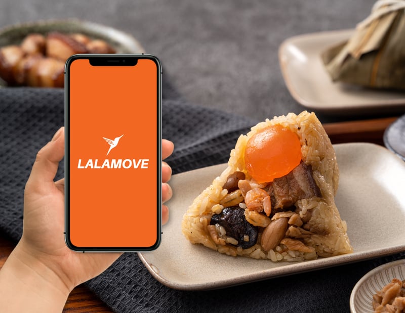 五星飯店到傳統美粽,Lalamove App一鍵下單,保證當日配,送禮出貨都OK(Lalamove提供)