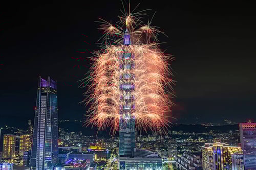 台北101跨年煙火