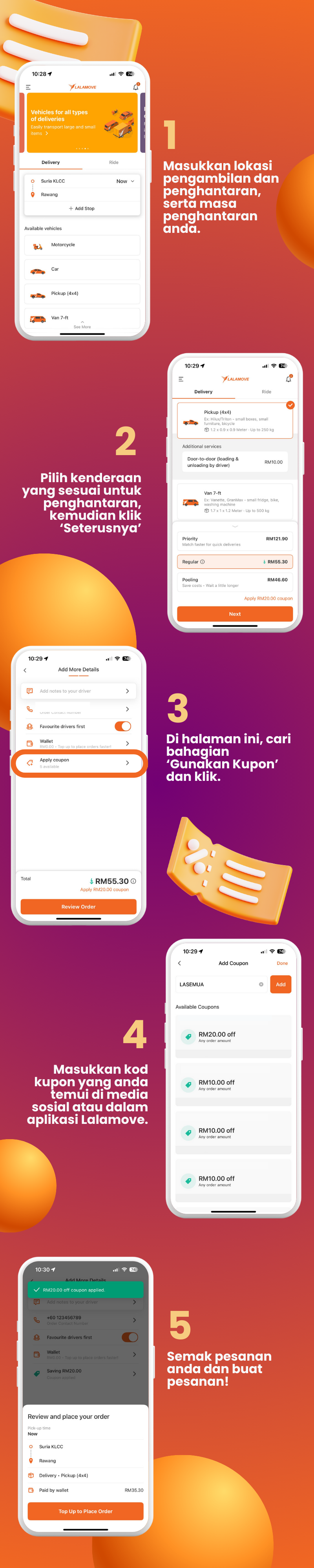 💡 Cara Menggunakan Kupon Dalam Aplikasi Lalamove