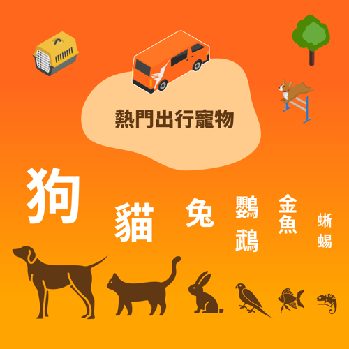 Lalamove寵物接送 熱門出行寵物