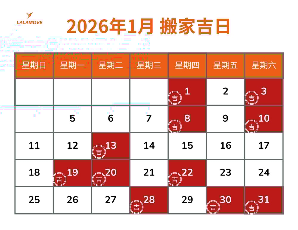2026搬家吉日_1月