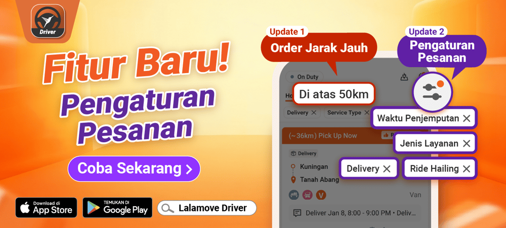 Fitur Baru Pengaturan Pesanan