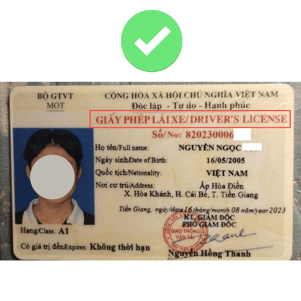 7. Chụp nhầm loại giấy tờ - ĐÚNG-1