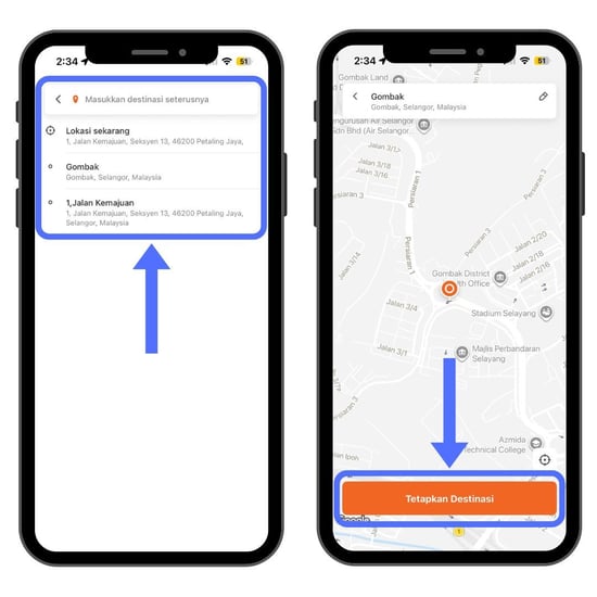 Aplikasi Lalamove Driver Laluan Sama 3