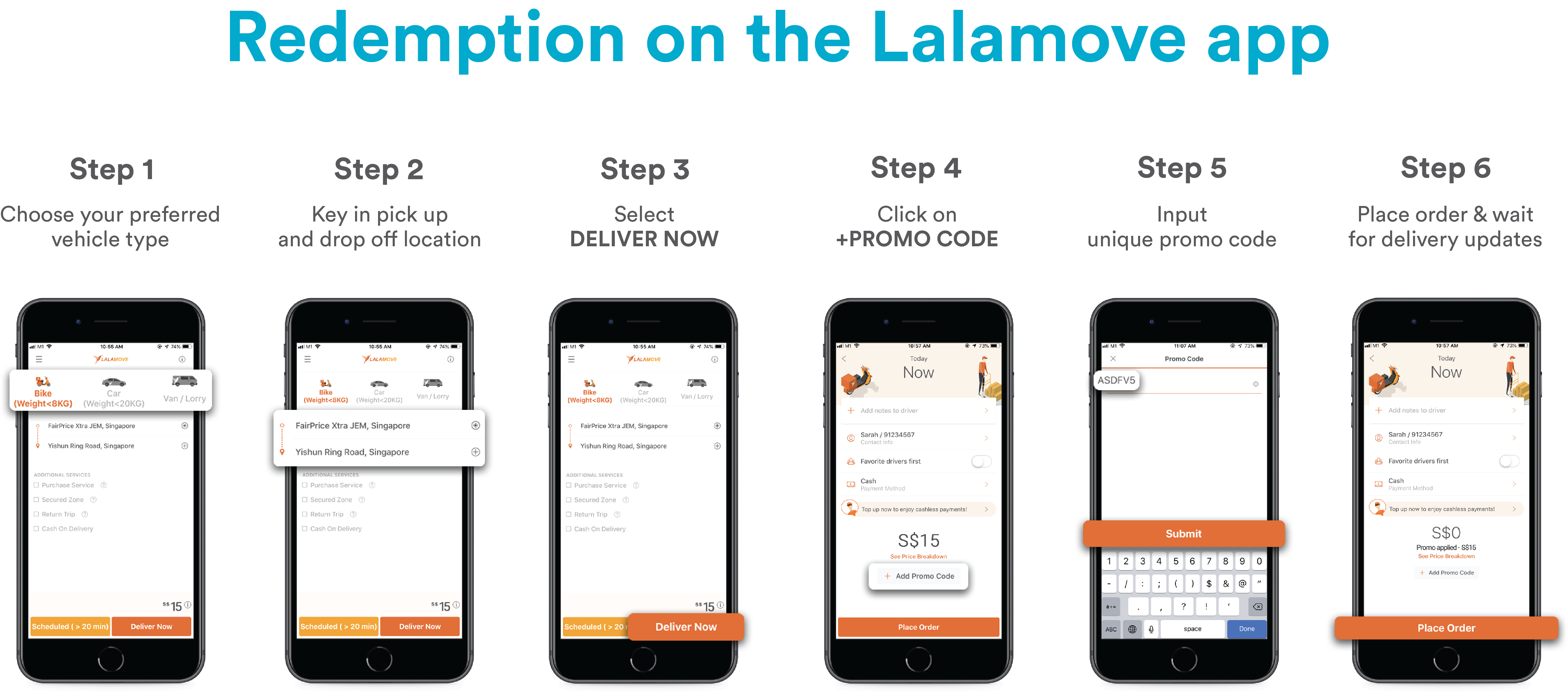 lalamove app redemption