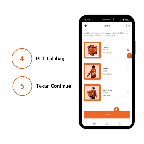 langkah-langkah beli lalabag 