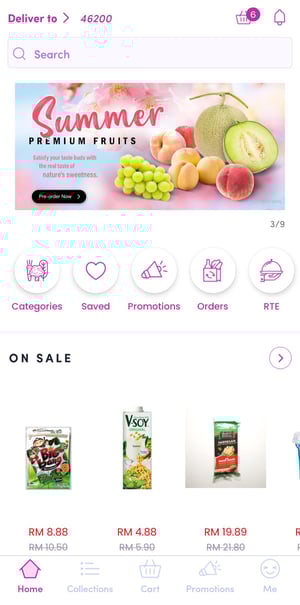 Bites Shop homepage