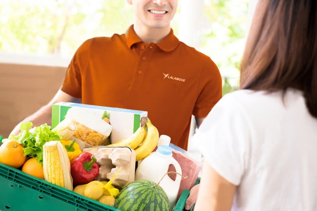 Lalamove door to door delivery groceries 