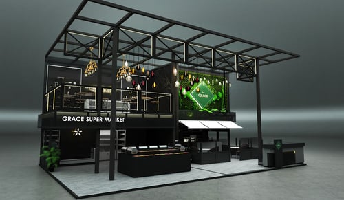 Booth Event Ekspose Industrial