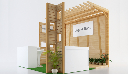 Booth Event Nuansa Kayu
