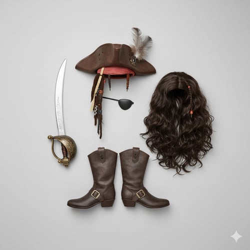 Captain Jack Sparrow Halloween Costume