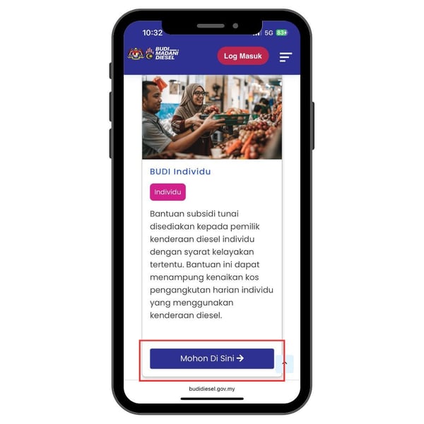 Cara Nak Daftar BUDI Diesel Individu (1)