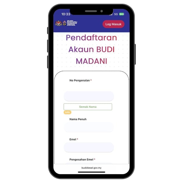 Cara Nak Daftar BUDI Diesel Individu (3)