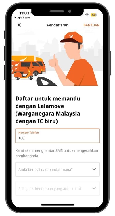 Cara Nak Daftar Lalamove Perlis - 1