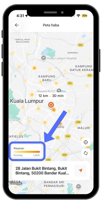 Ciri Terbaru Aplikasi Lalamove Driver Peta Haba 4