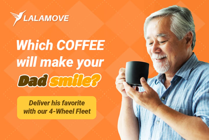 Dad-holding-a-cup-of-coffeee-deliver-with-Lalamove-sedan-MPV