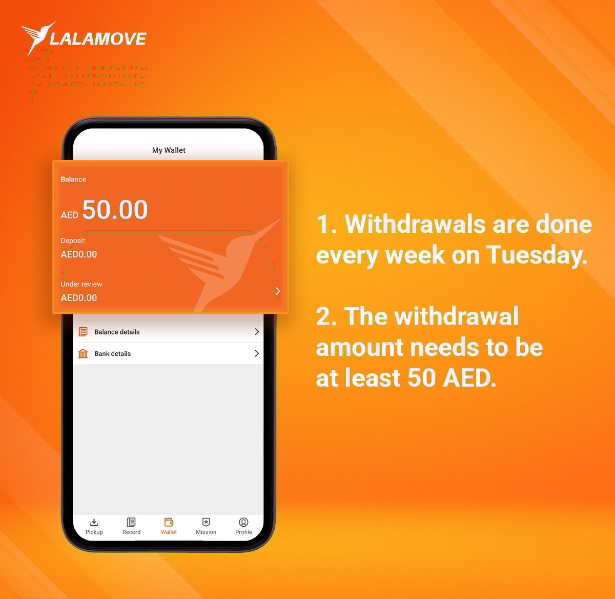 Conditions on withdrawal