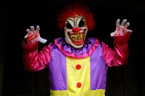 Creepy Clown Halloween Costume