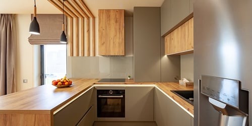 Desain Dapur Elemen Kayu