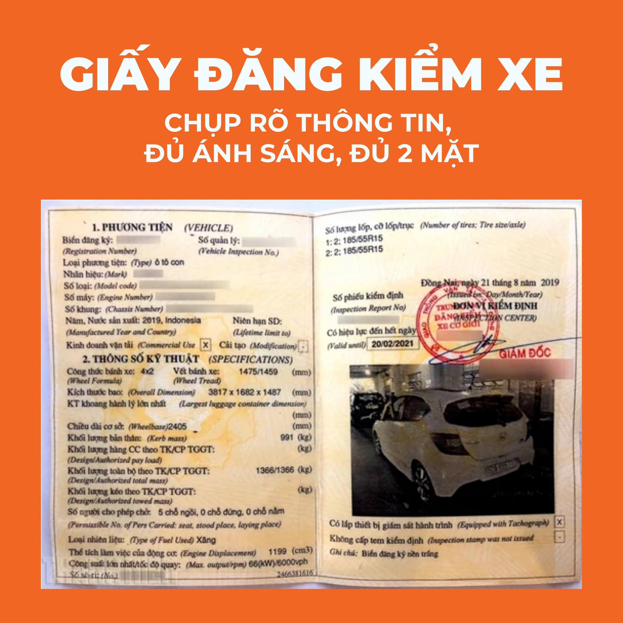 Giấy đăng kiểm xe