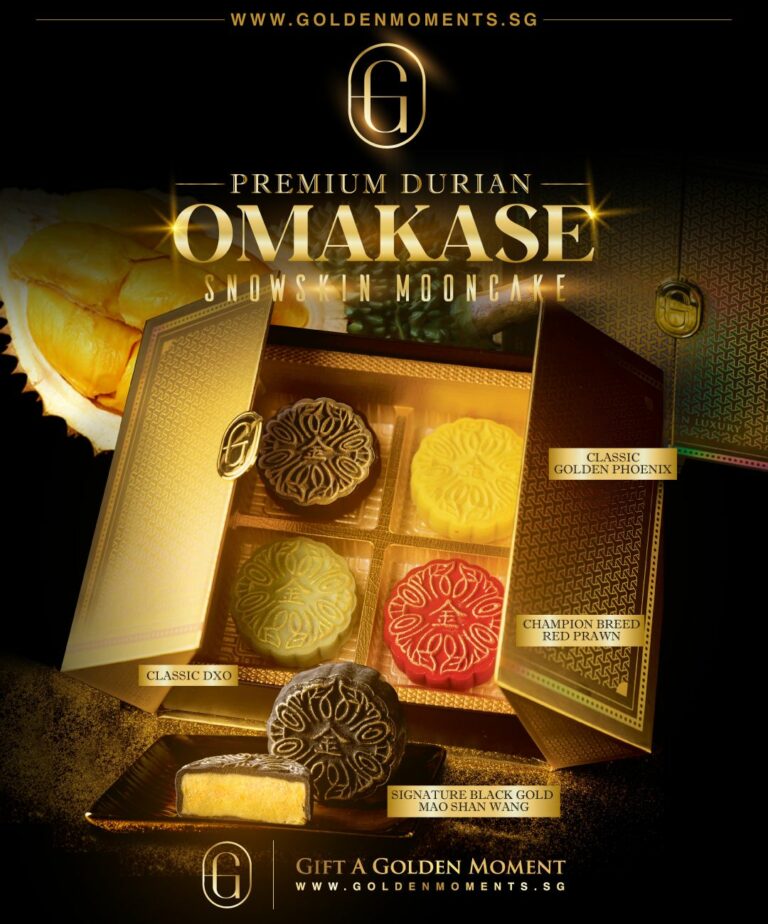 Golden Moments - Premium Durian Omakase Snowskin Mooncake