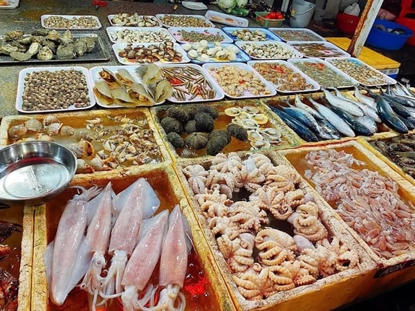 Hải sản chợ Bình Điền