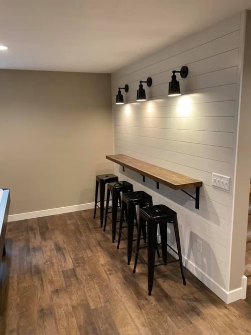 Ide Meja Resto Menempel Dinding