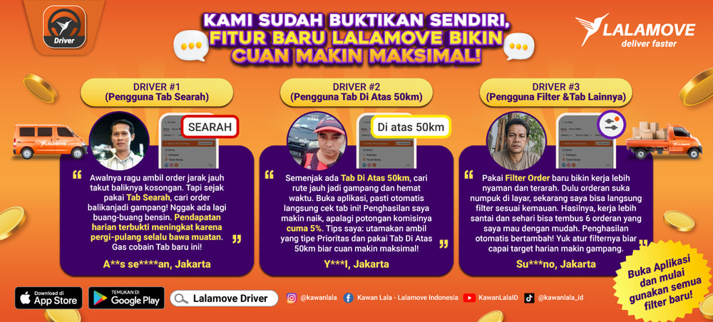 Testimoni Driver Pengguna Fitur Baru