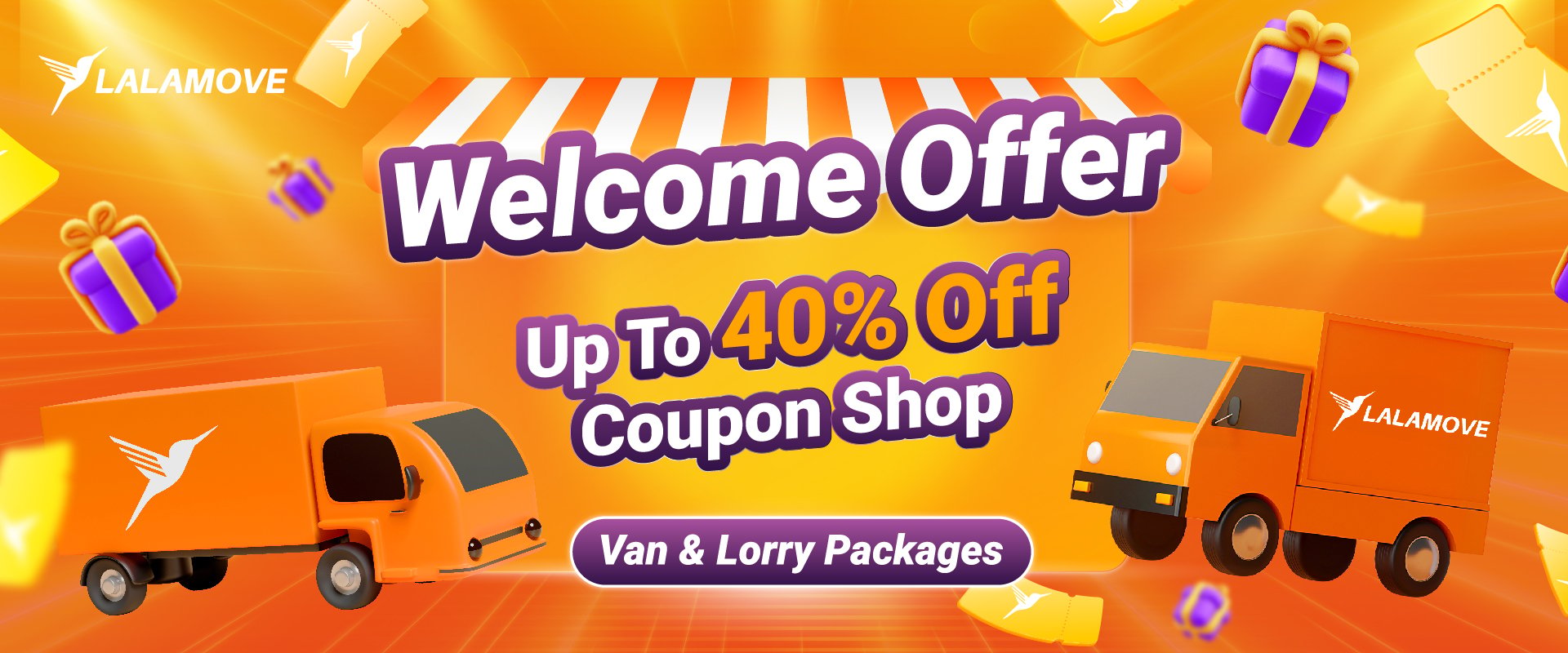 LALAMOVE Welcome Offer Coupon Shop