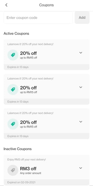 Lalamove coupons