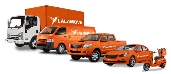 Lalamove delivery vehicles