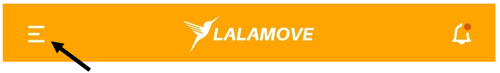 Lalamove hamburger icon