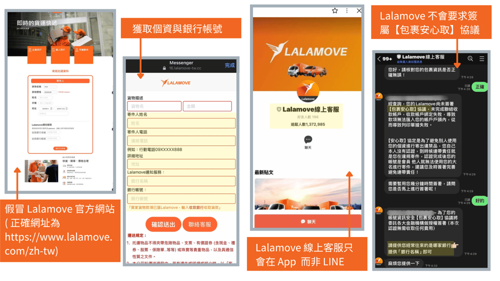 Lalamove反詐騙資訊
