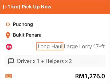 Long Haul Order In Lalamove Driver App-1