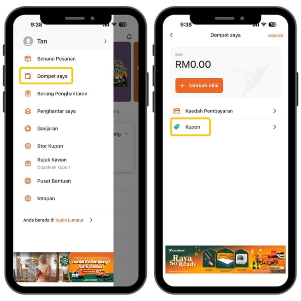 Loyalty - Cara Menebus Kupon Dengan Ganjaran Lalamove - 6