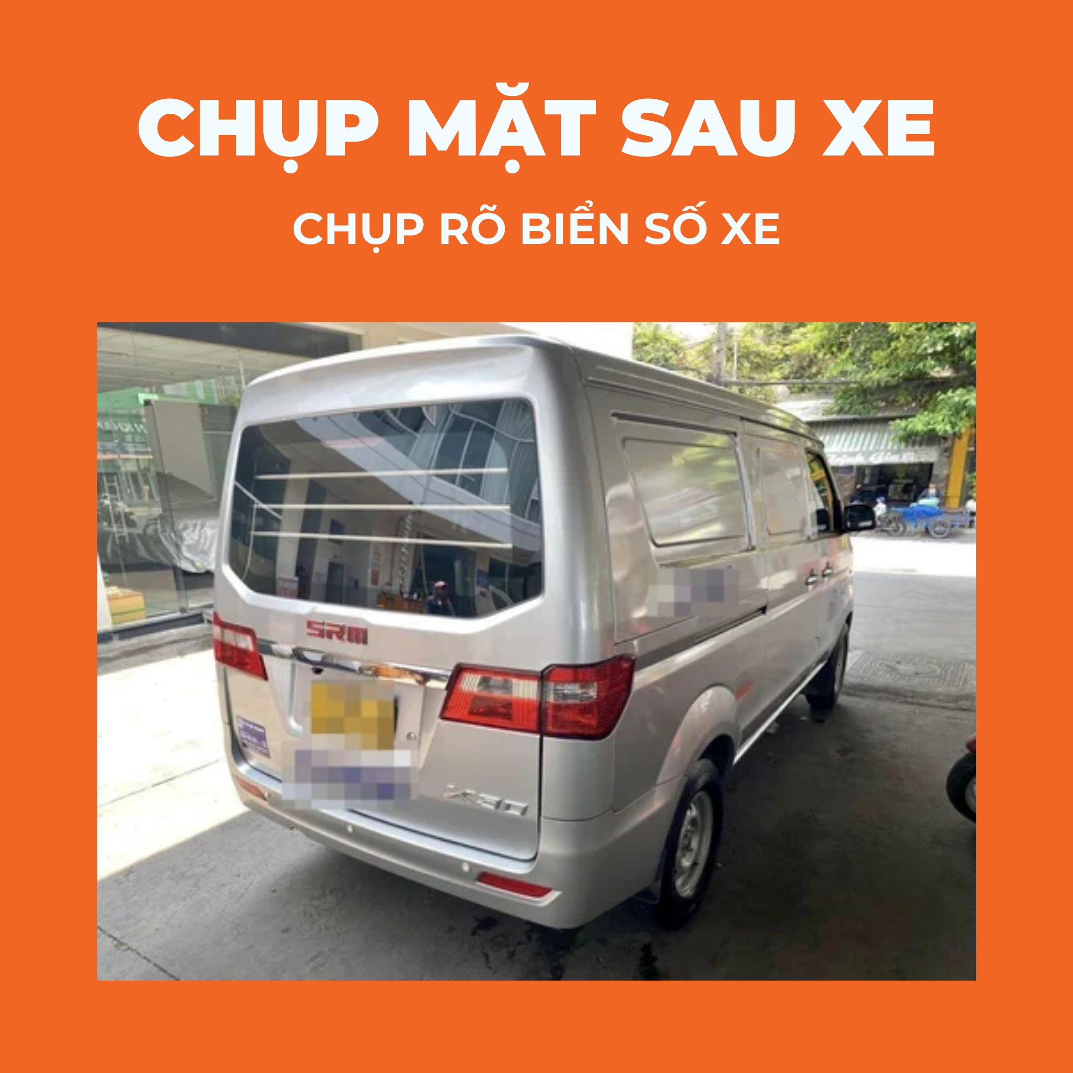Mặt sau xe
