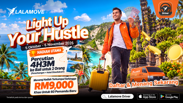 Menangi Percutian Ke Bali Dengan Peraduan Lalamove Light Up Your Hustle