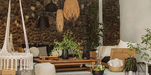Model Rumah Batu Alam dengan Material Andesit