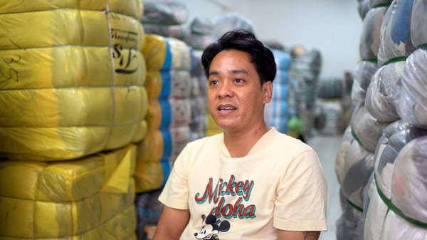 Mr Nawi runs a bundle clothing supply business