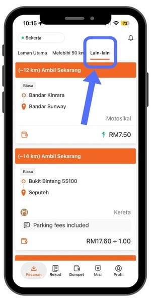 New Lalamove Driver App Feature - Order Filter (2)