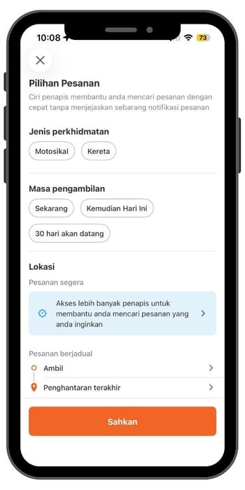 New Lalamove Driver App Feature - Order Filter (3)