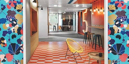 Pantry Kantor yang Playfull