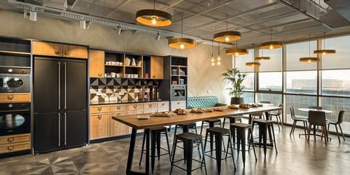 Pantry dengan Tema Industri