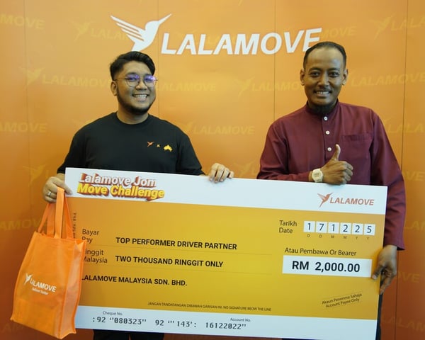 Pemenang Lalamove Jom Move Challenge - Kereta