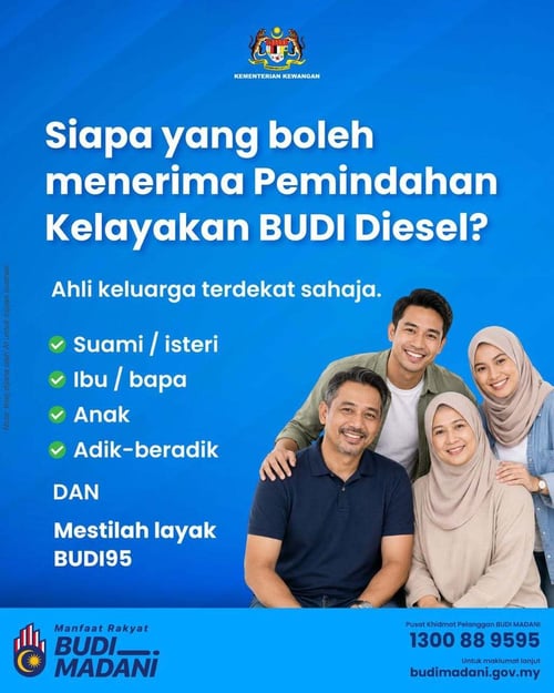 Pemindahan Kelayakan BUDI Diesel