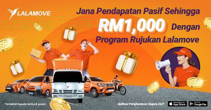 Pendapatan pasif dengan Program Rujukan Lalamove-2