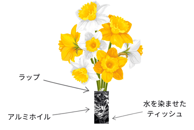 花や植物を梱包するときの準備物